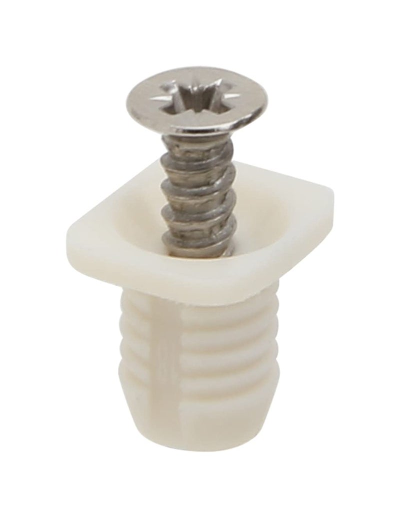 Silverline 8mm Plastic Hinge Dowel Inserts with Screws, 50 Pcs - Image 5